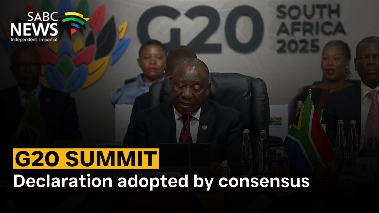 G20 Leaders' Summit | Cooperation, Collaboration and Partnership: Pres Cyril Ramaphosa