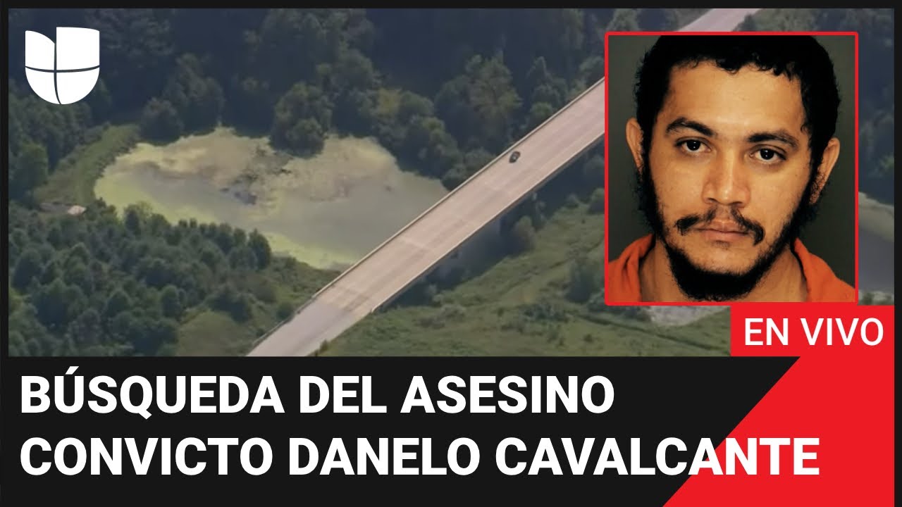 Imágenes aéreas: La búsqueda de asesino convicto que escapó de prisión