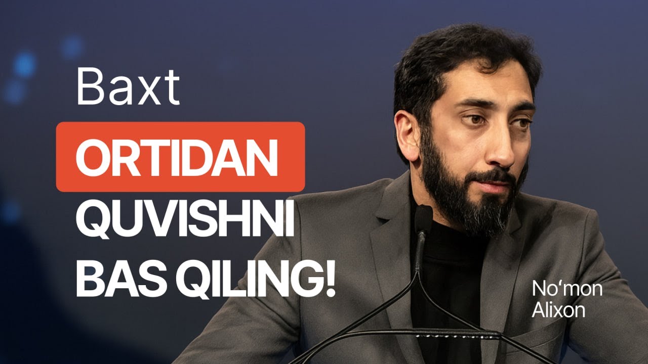 Baxt ortidan quvishni bas qiling! @marifatnur
