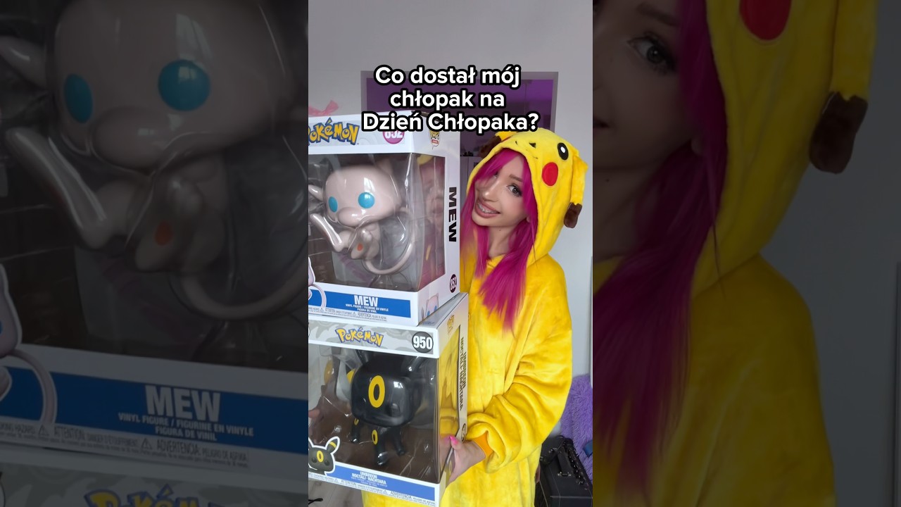 Co dałam chłopakowi na DZIEŃ CHŁOPAKA? 🎁🫢 #prezenty #pokemon #funkopop #wrocław #śniadanie