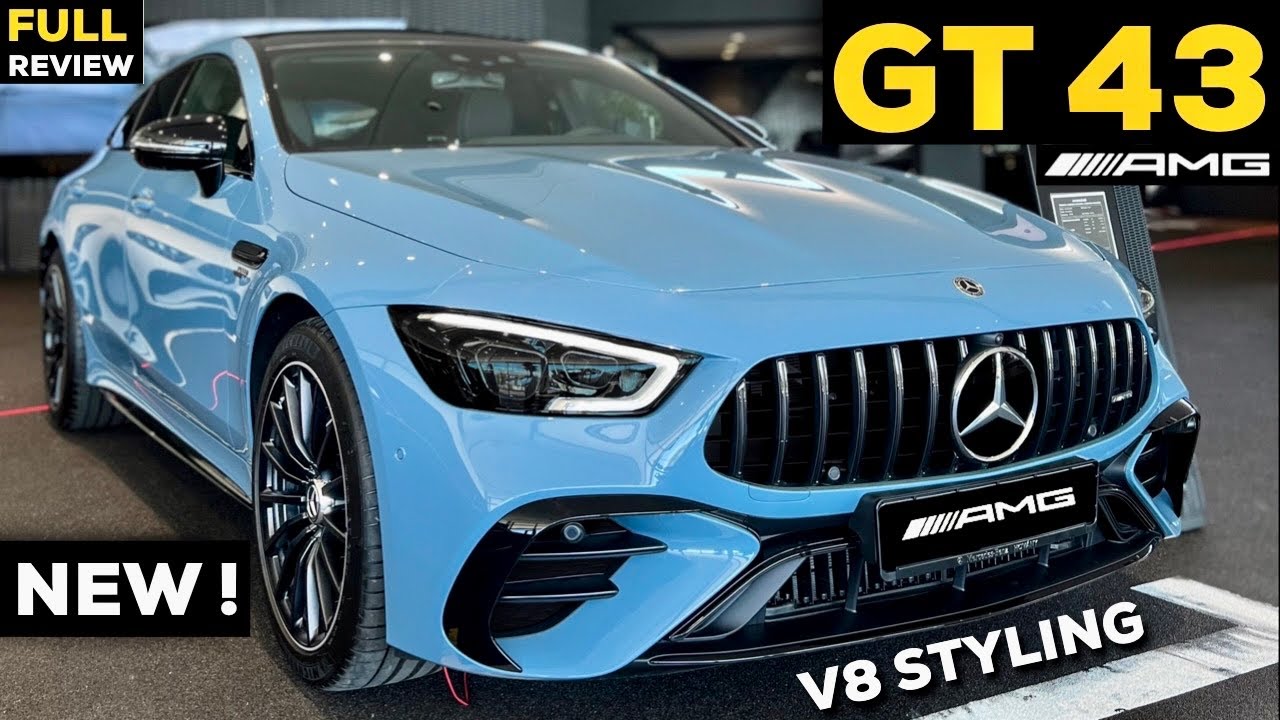 2023 MERCEDES AMG GT 43 4 Door Coupe 63 V8 Styling FULL In-Depth Review SOUND Exterior Interior