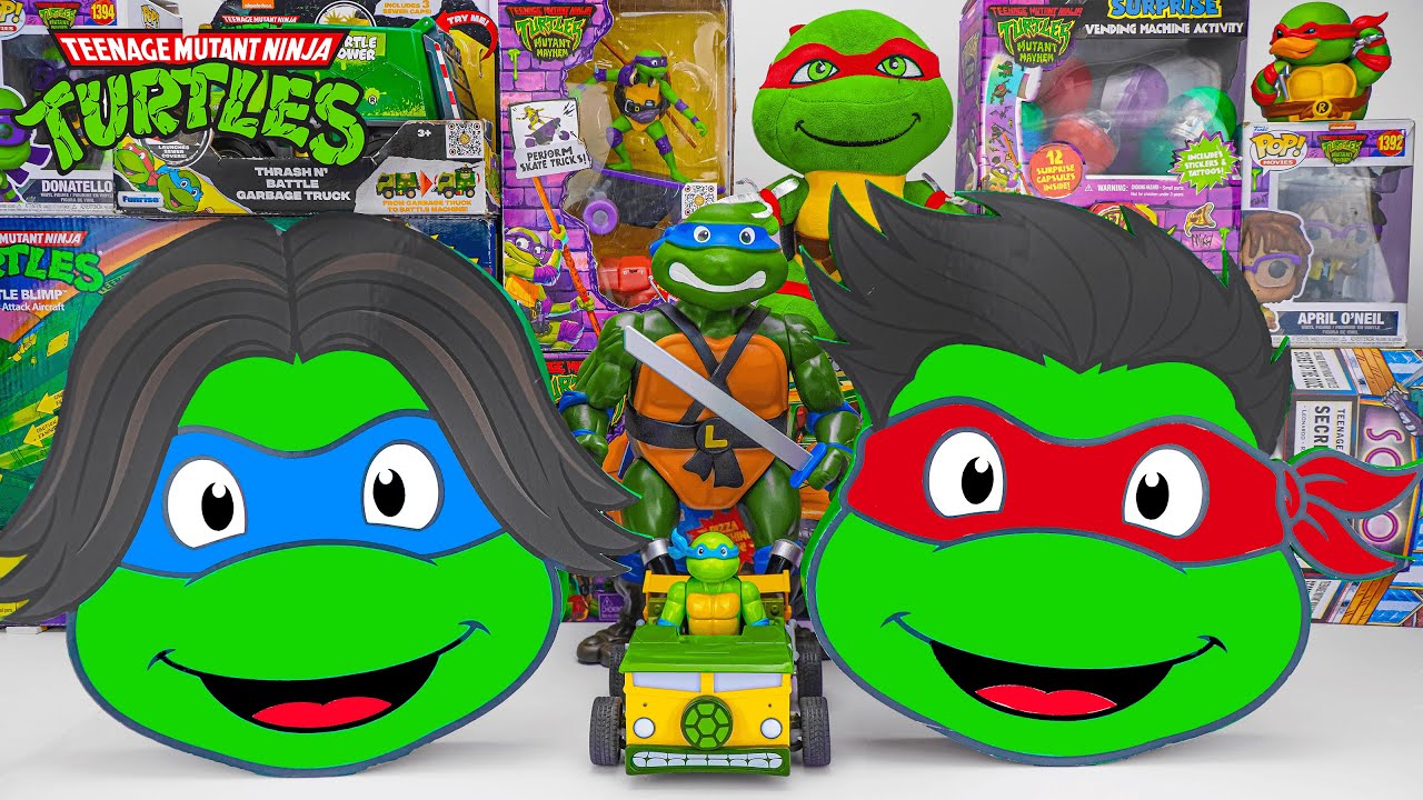 Unboxing Teenage Mutant Ninja Turtles | Secret Box of 4 Ninja Turtle Warriors | Battle Arena Playset