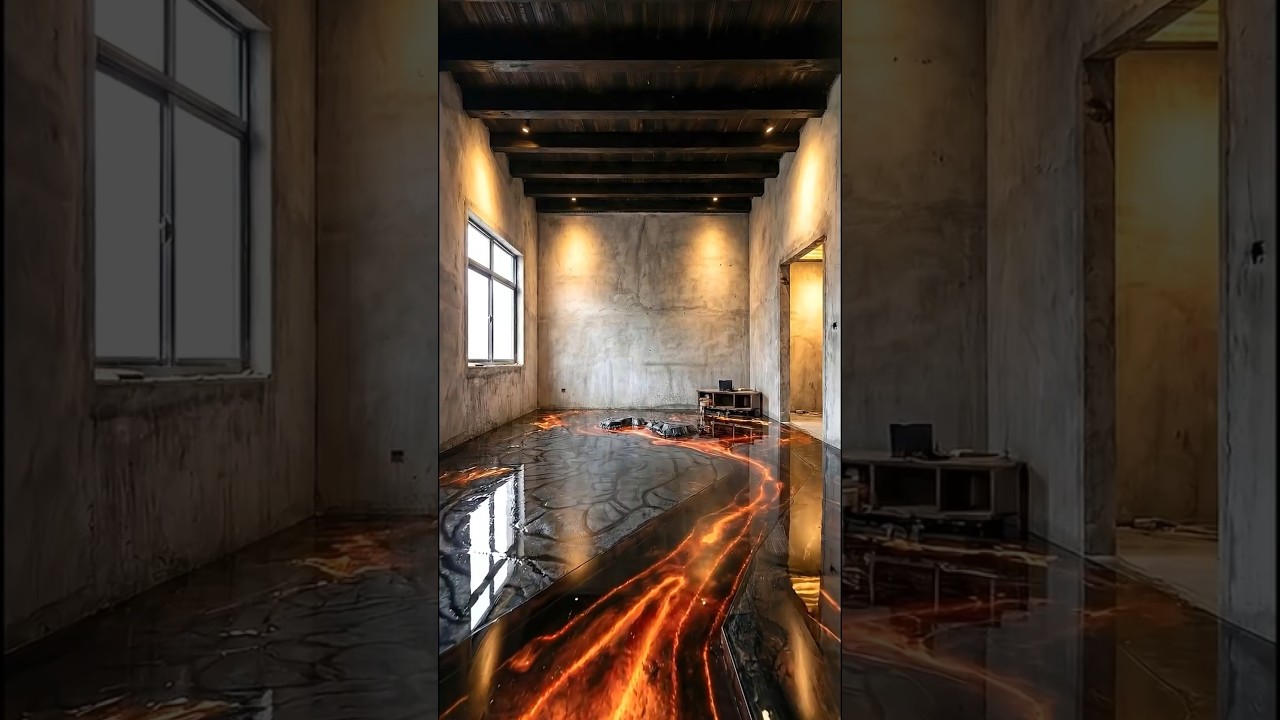 Ultimate Epoxy Floor Build From Start to Finish #construction #epoxywork #viralvideo