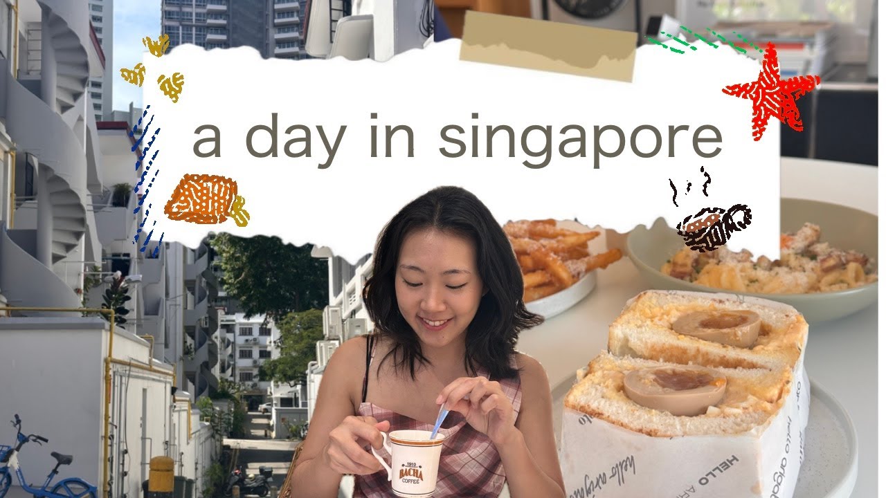 a day in singapore | travel vlog 🇸🇬 🍜✨