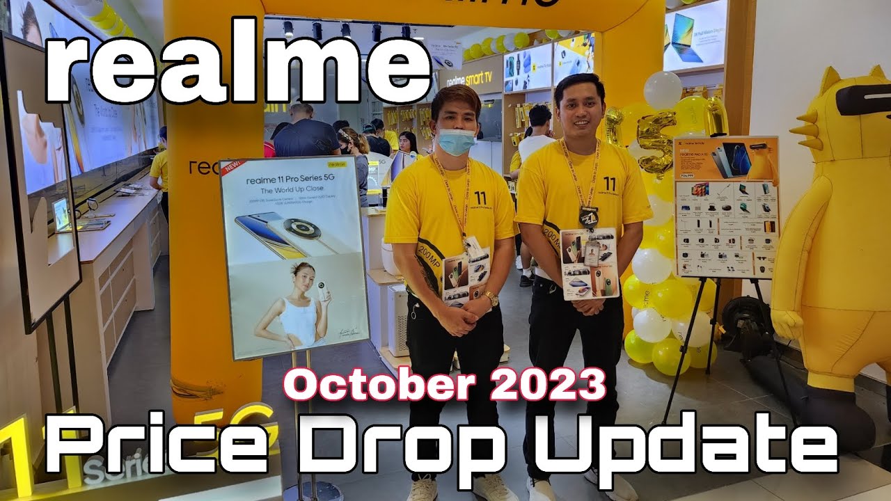REALME Price Drop Update October 2023, realme 11 Pro+ / realme C51 / C55 / C53 / realme Pad series