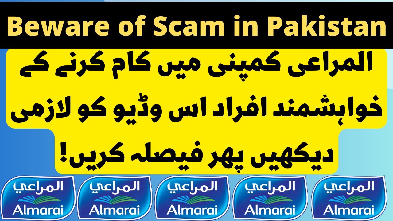 What is Almarai Company Job Visas 2022 Truth Behind Scam in Pakistan -  No Visas for Food Packing