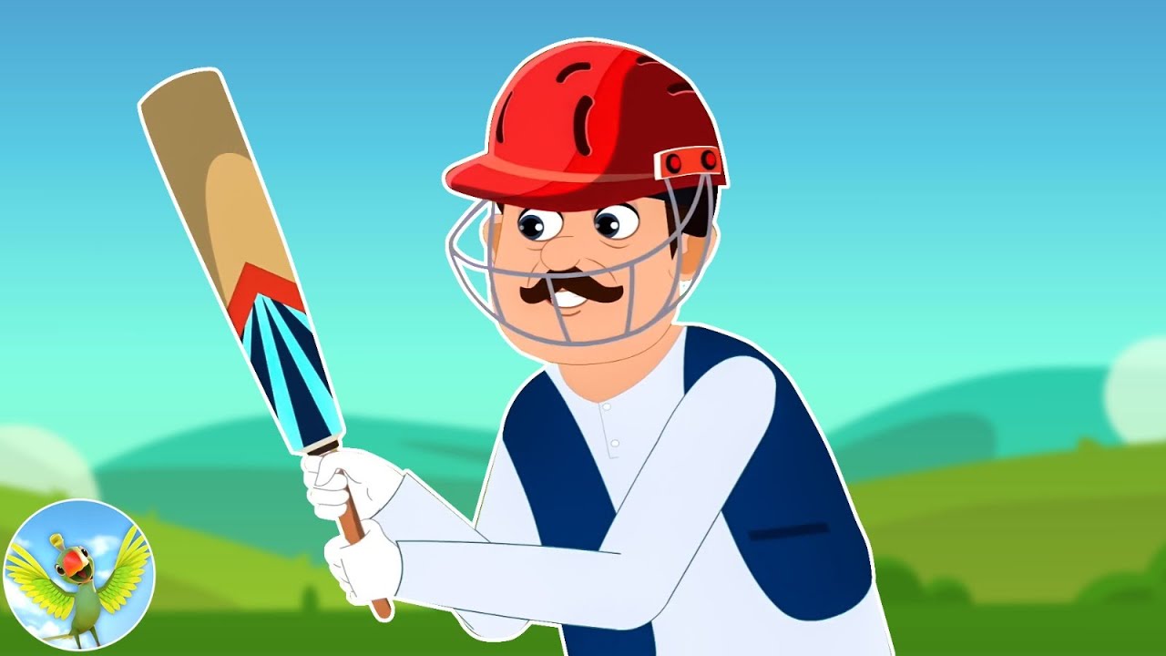 Lalaji Ne Cricket Khela, लालाजी ने क्रिकेट खेला, Hindi Rhymes and Kids Sports Song