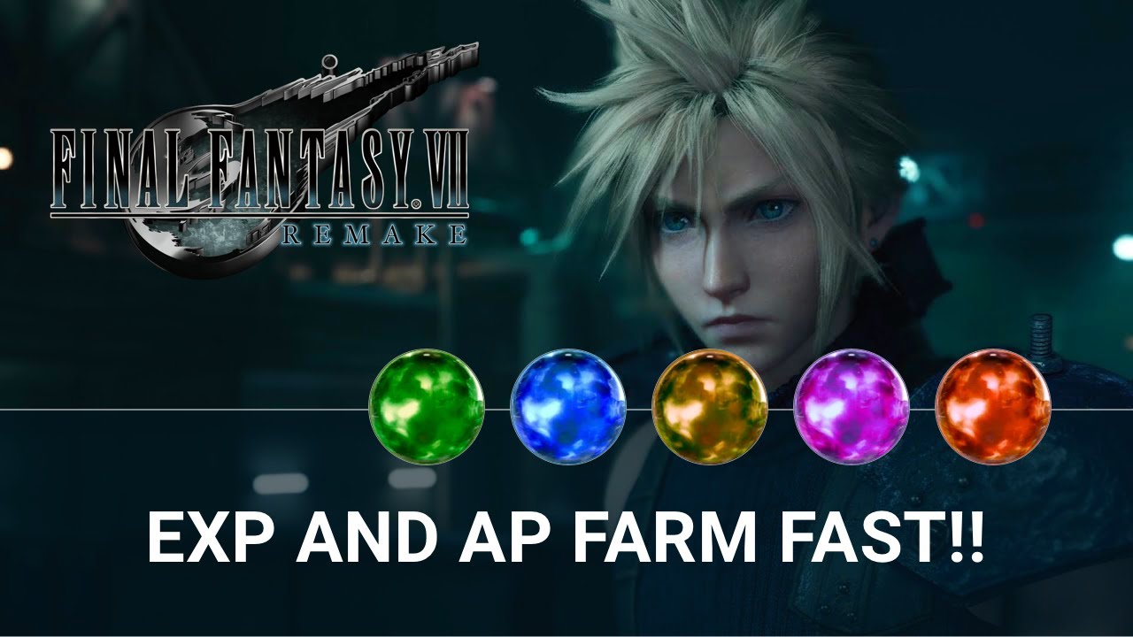 Final Fantasy 7 Remake: Быстрый фарм опыта и очков способностей! 24 128 опыта (увеличение опыта) ...