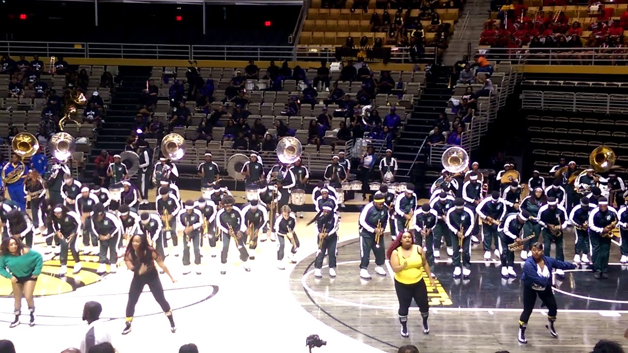 JEFFERSON DAVIS HIGH SCHOOL MARCHING VOLUNTEERS @2018 ASU BATTLE OF THE BANDS JAMBOREE
