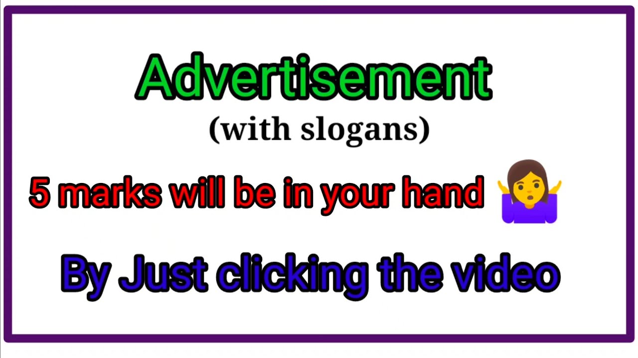 Advertisement/ How to make advertisement/ Attractive advertisement