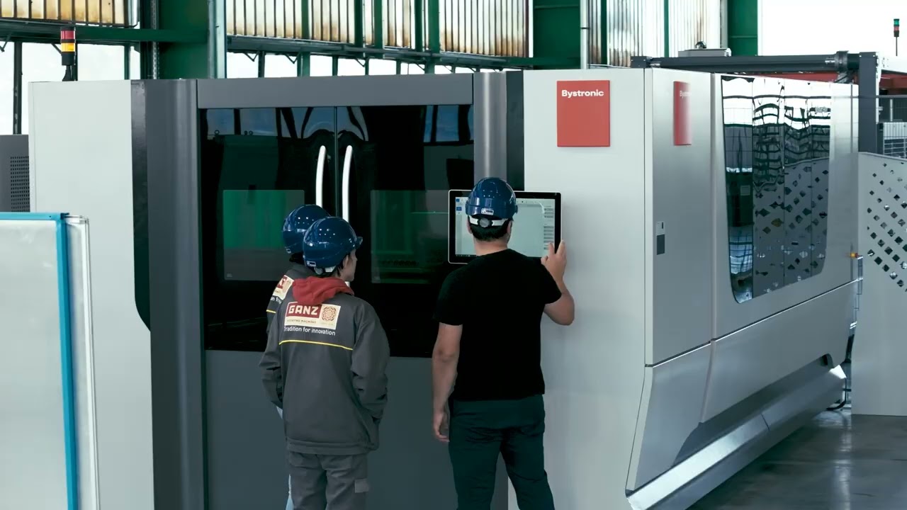 Ganz Rotating Machines presents - The Bystronic Laser cutting system