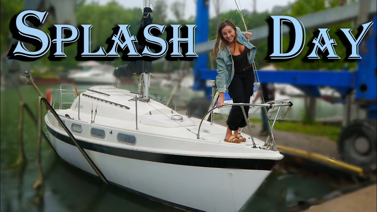 SPLASH DAY! In Rain and Lightning - BOAT LIFE
