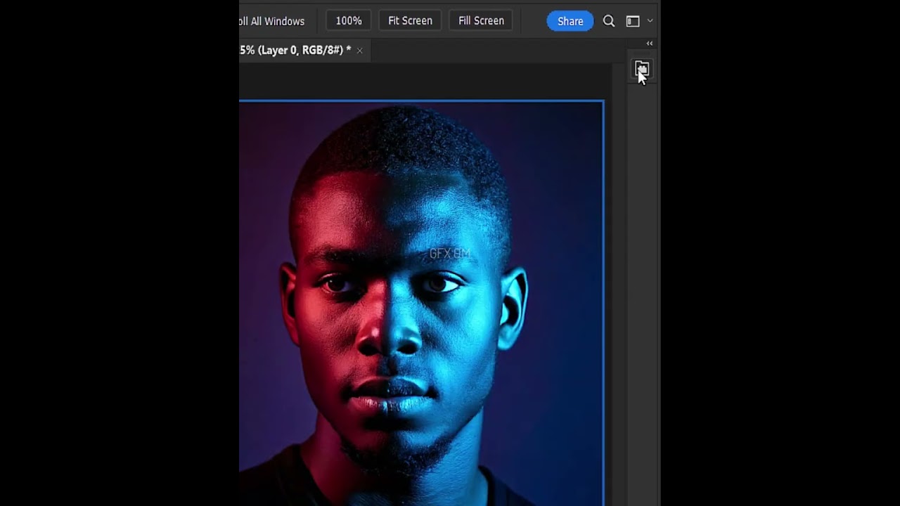 how to fix extreme colour cast with help of neural filter in Photoshop 2024