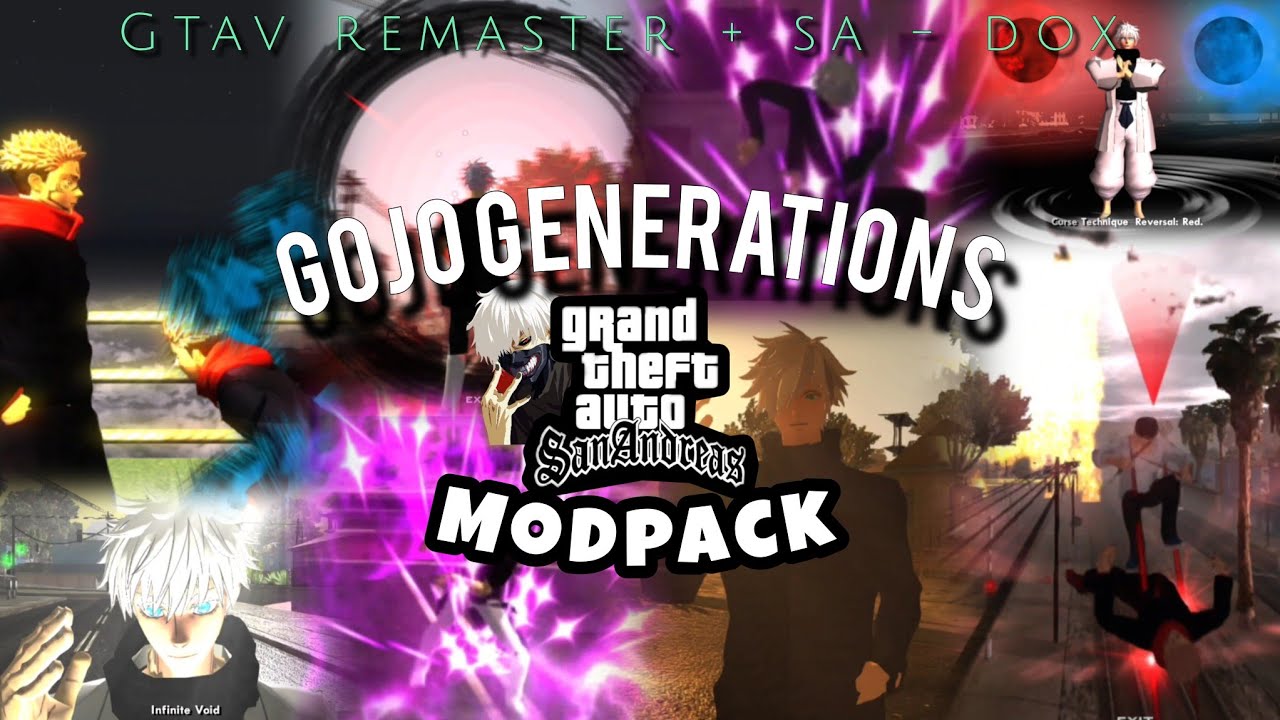 GTA SA X GTA V Gojo Generation's Modpack | Android