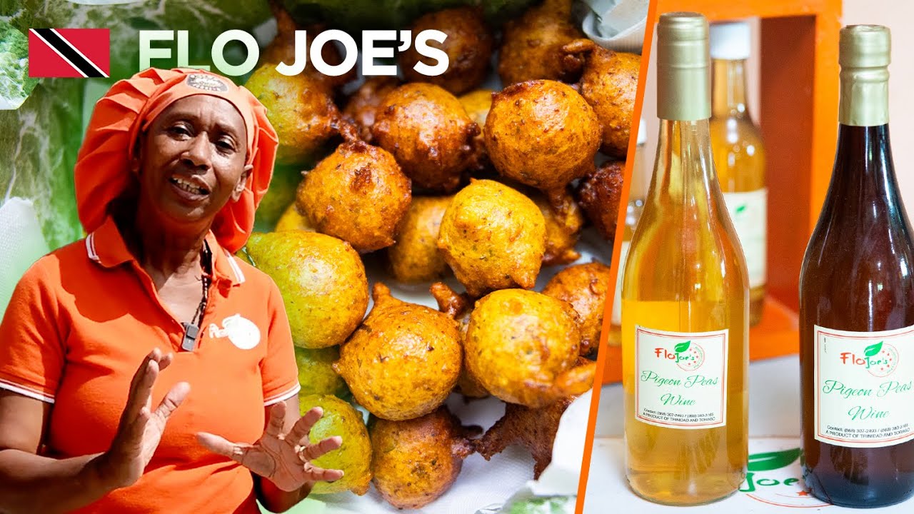 Инновационные блюда из голубиного гороха от Flo Joe’s в Диего-Мартине, T&T 🇹🇹 Foodie Nation