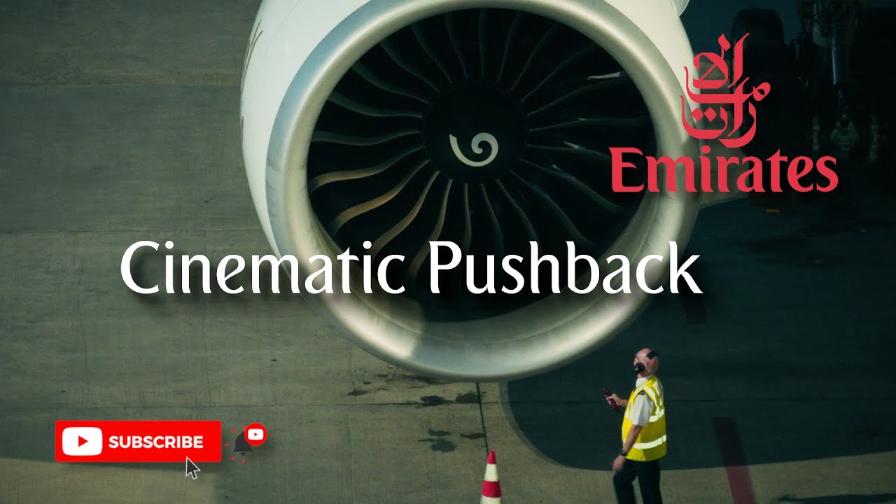 Emirates 777-300ER | Cinematic Pushback | Zurich Airport