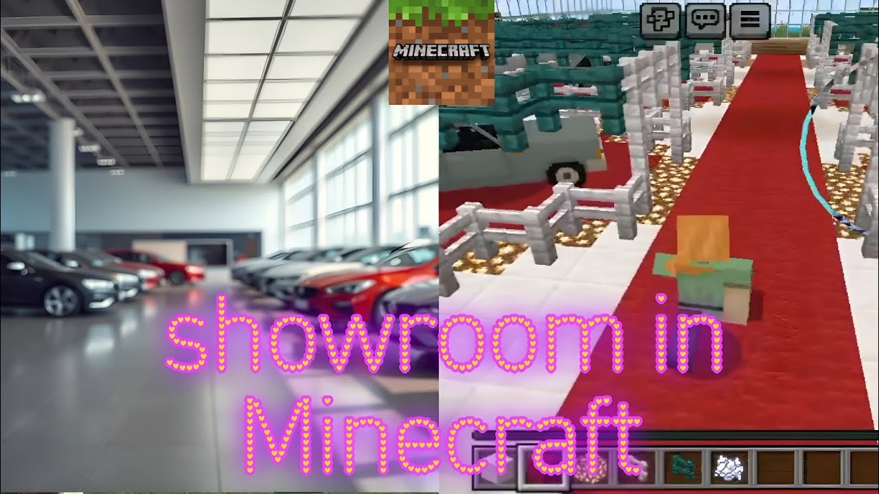 I BUILT SUPERCAR SHOWROOM IN MINECRAFT AND BUY CAR FOR DRAG RACE 🚘🚗