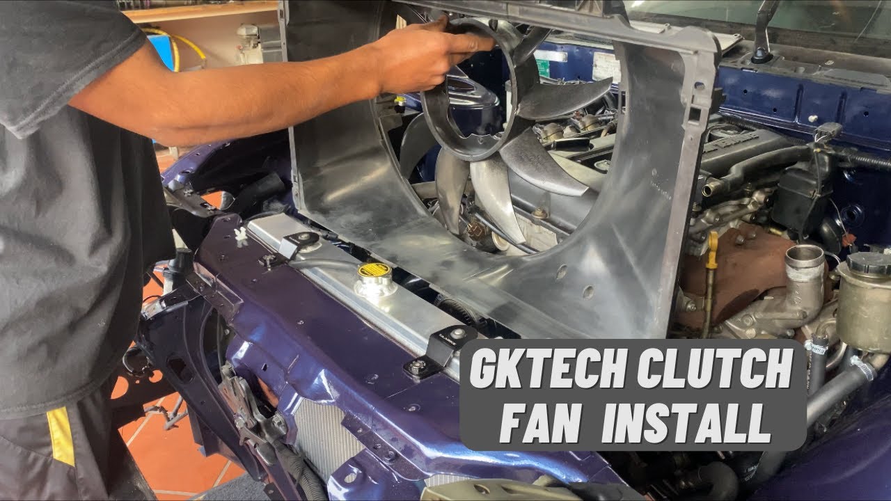 Nissan 180sx | GKTech Clutch Fan Install