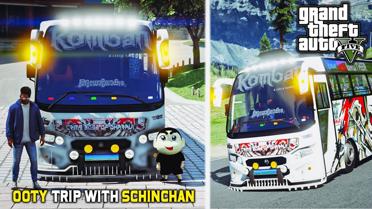 GTA 5: Masinagudi To Ooty Trip with Schinchan