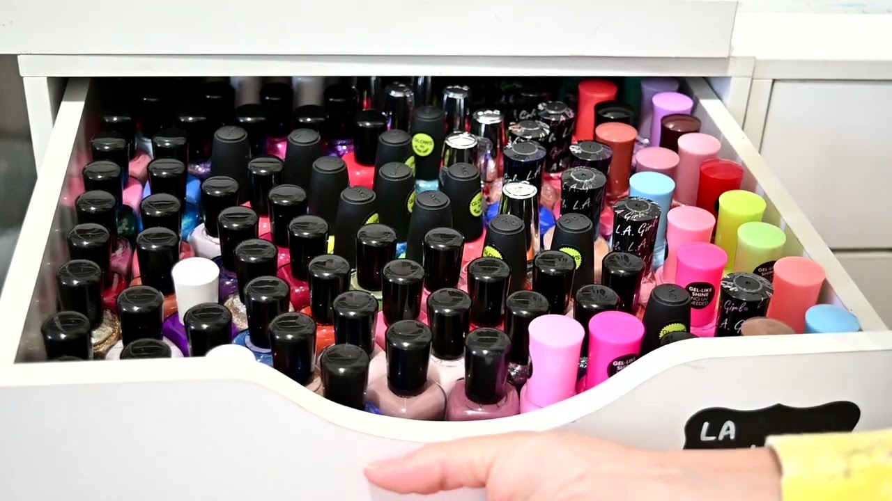 2022 Nail Polish Declutter & Organization