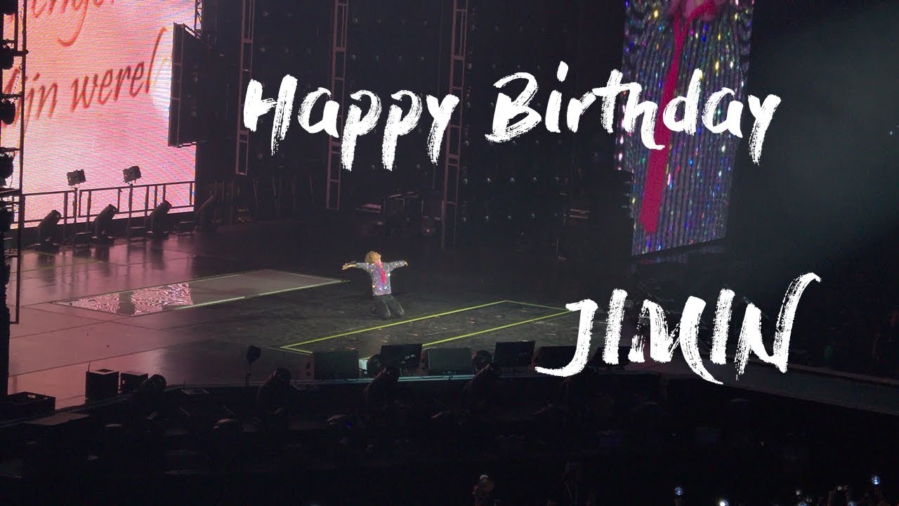 [4K] Happy birthday BTS Jimin - Amsterdam concert - 131018