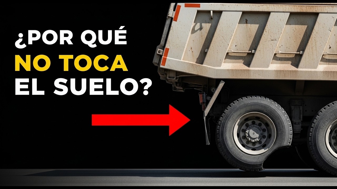 Por qué algunas ruedas de camiones no tocan el suelo?