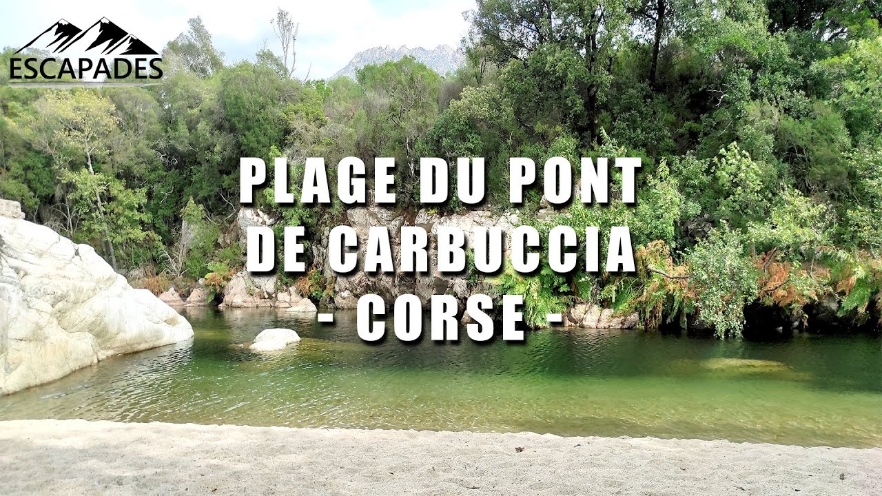 Magnifique petite plage du pont de CARBUCCIA - Corse (#Escapades)