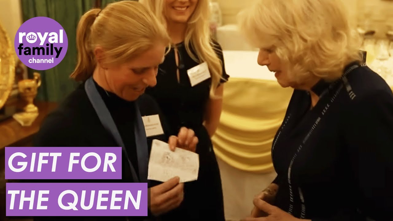 Queen Camilla Receives a Heartfelt Drawing From Olympian’s Daughter