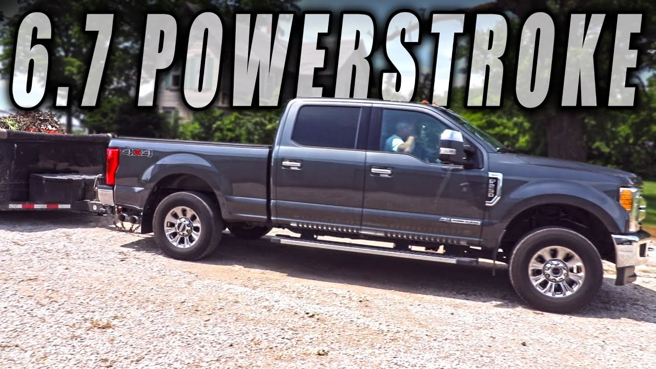 Towing Heavy with my NEW 2017 Powerstroke Diesel! (Sunday Funday)