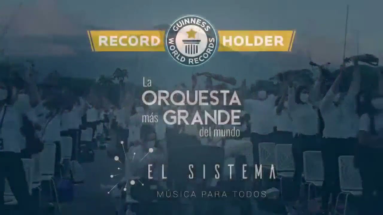 ¡GUINNESS CONFIRMA! ¡Venezuela tiene la orquesta más grande del mundo! Evento oficial