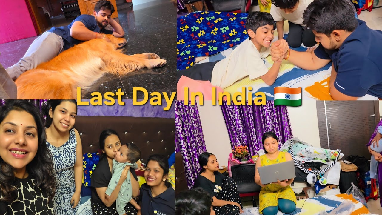 Last Day In India 🇮🇳 😢 || Full On Masti With Cousins || Work From Home 🏡 In Danger 