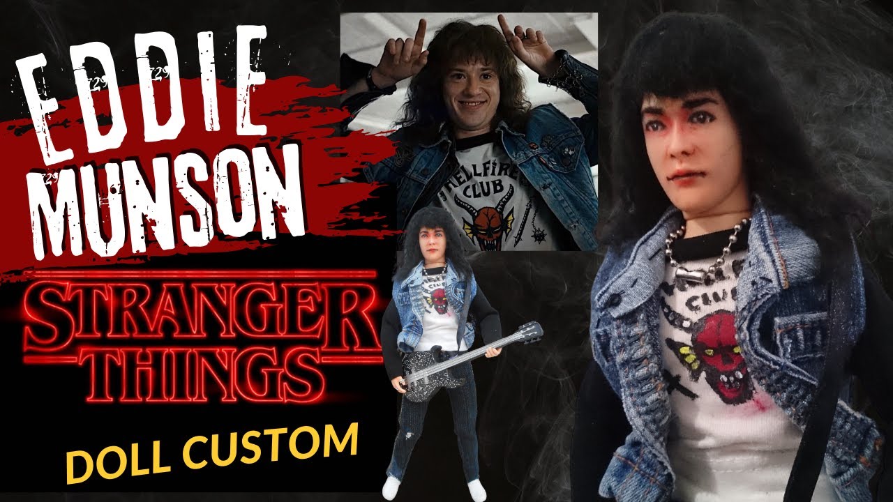 Eddie Munson (Stranger Things) Inspired Doll Custom