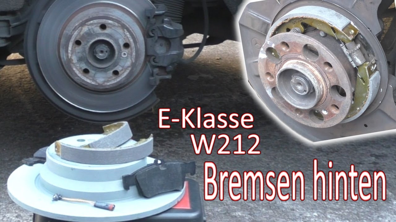 Mercedes W212 Bremsen hinten wechseln