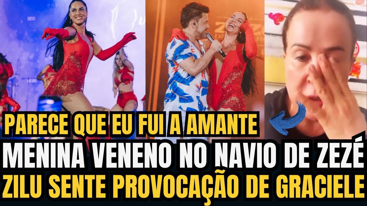 ZILU SENTE PROVOCAÇÃO DE GRACIELE EM PARTICIPAÇÃO NO SHOW DE ZEZÉ - MENINA VENENO 