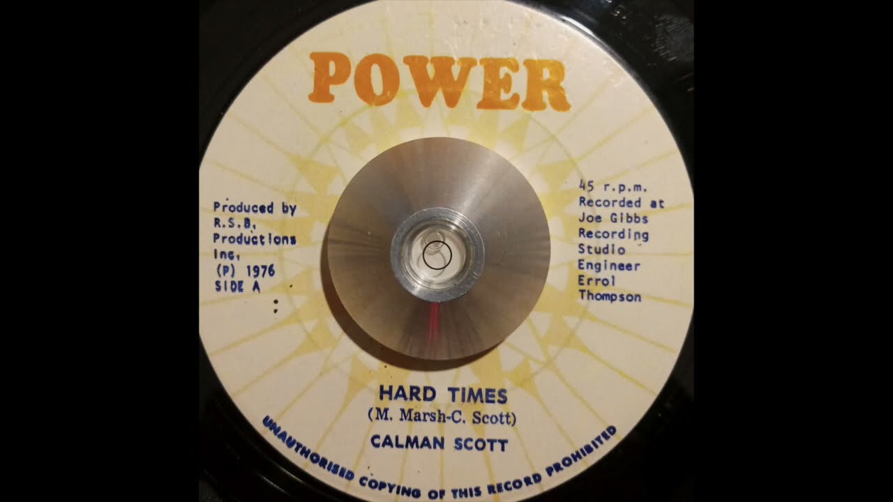 Calman Scott - Hard Times & Fight It (Power) 1976