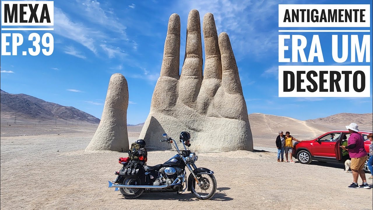 MANO DEL DESERTO Antofagasta Chile de Moto!