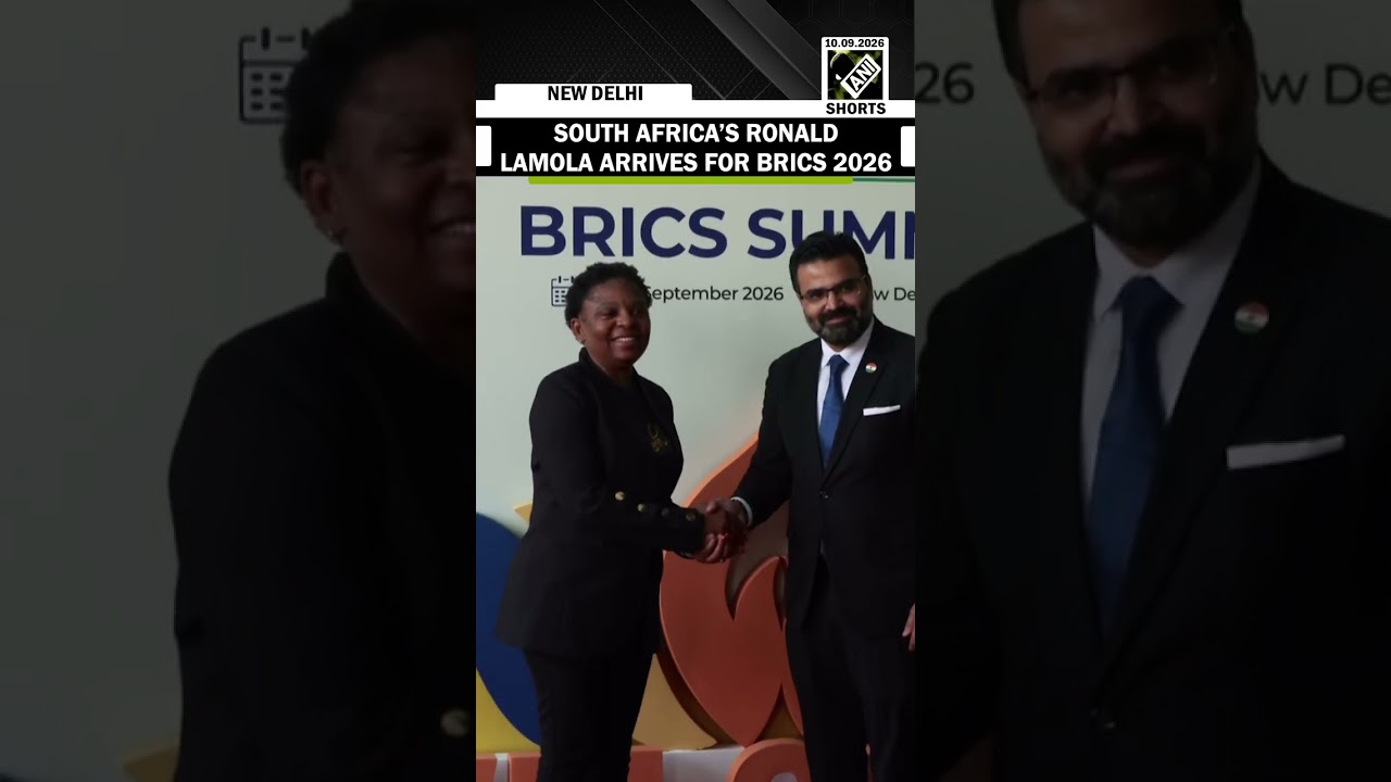 South Africa&rsquo;s International Relations Minister Ronald Lamola arrives in Delhi for BRICS Summit 2026