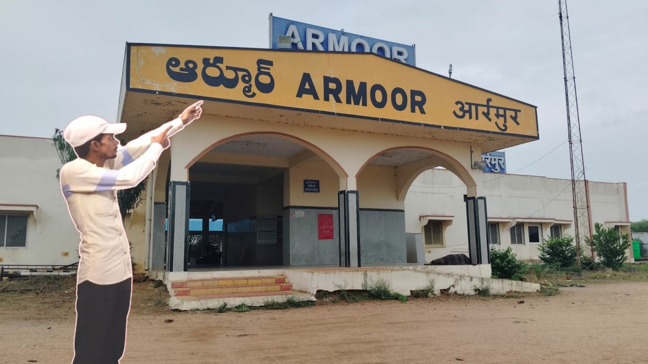 New vlogs Armoor railway station|| 