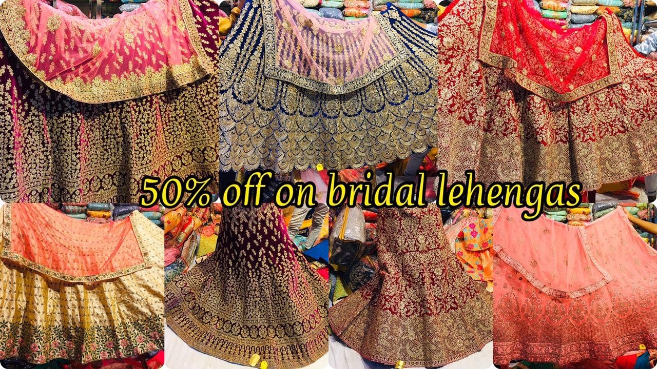 Lehengas starting from 999 / 50% off on bridal lehengas / Designer sarees and chudidhar materials