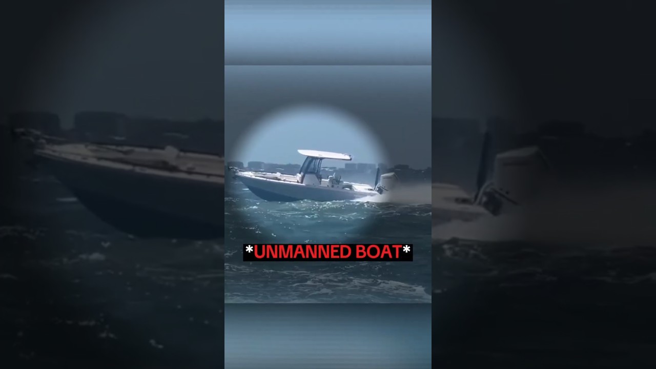 Marine finds unmanned boat in middle of the sea🌊
