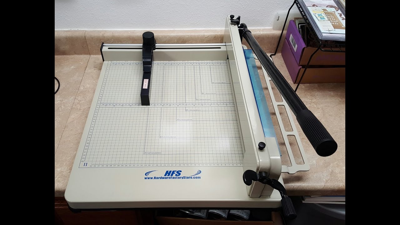 HFS 17 inch blade A3 cutter Set Up
