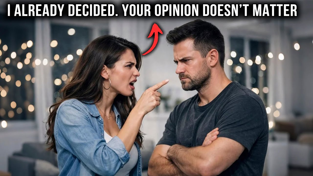My Wife Told Me My Opinion Was Irrelevant — But My Silent Move Ruined Her Plan