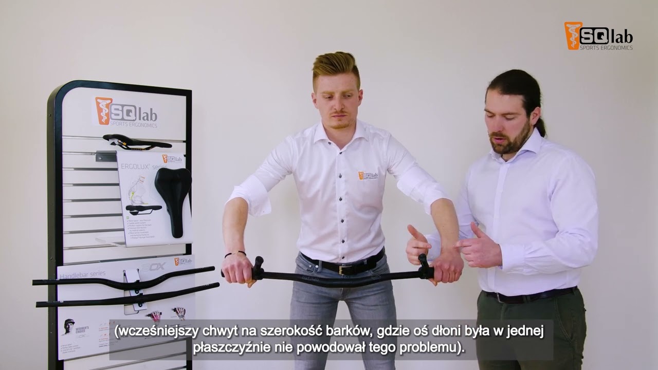 SQlab wewnętrzne rogi rowerowe - nadgarstek i kręgosłup szyjny bez b&oacute;lu