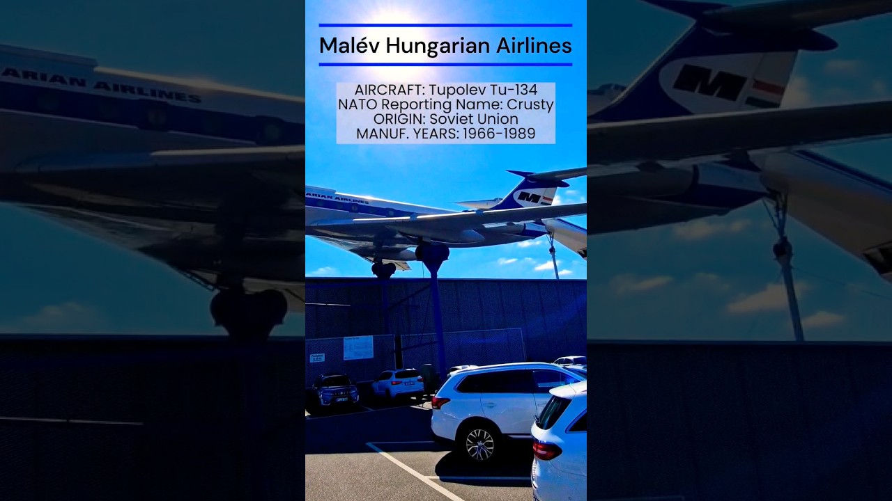 Historic Tupolev Tu-134 | Malév Hungarian Airlines | 