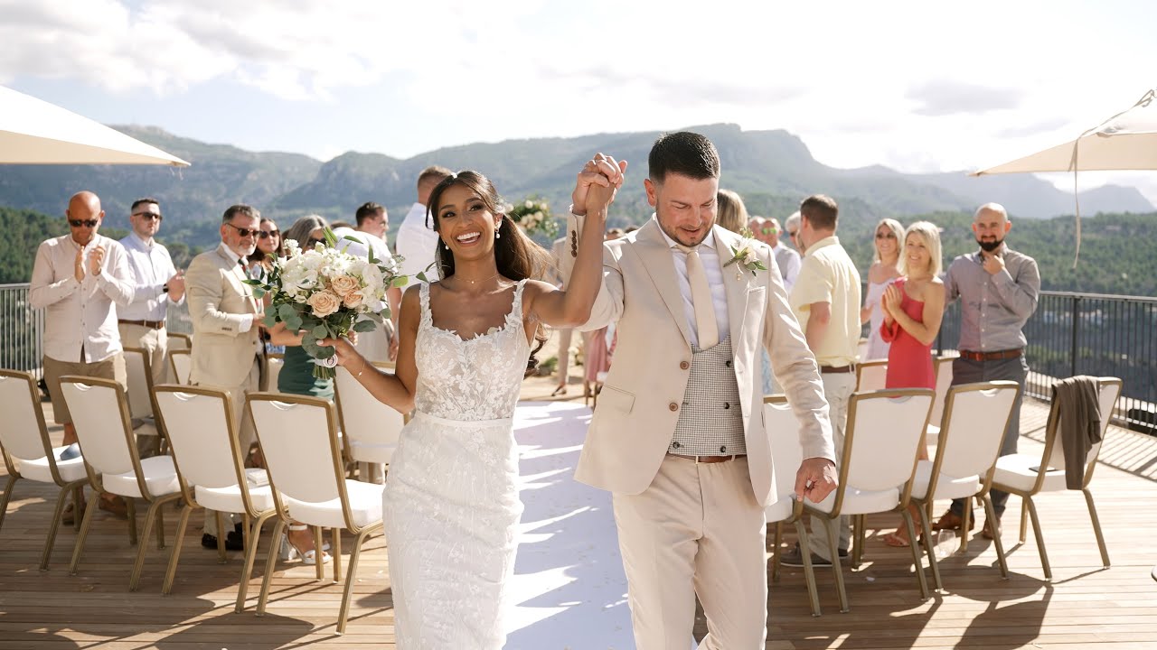 Kiran & Sam's wedding highlights | Destination wedding in Mallorca | Jumeirah port de Soller