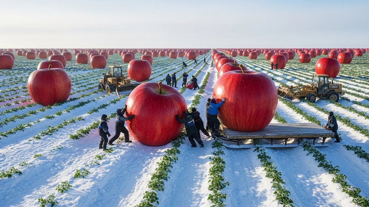 The Frost Apple Orchard – Harvesting Fruit in a Blizzard