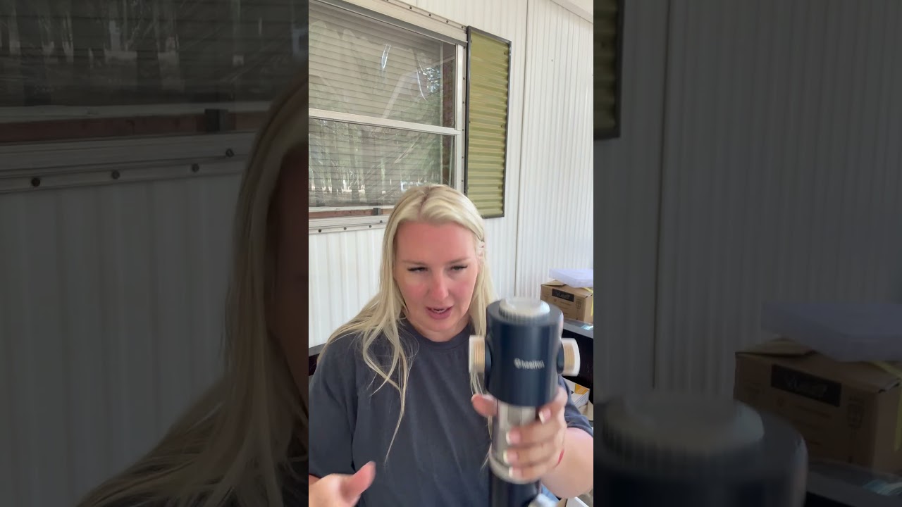 Wheelton Whole House Spin Down Sediment Water Filter, Reusable Sediment Water Filter System,