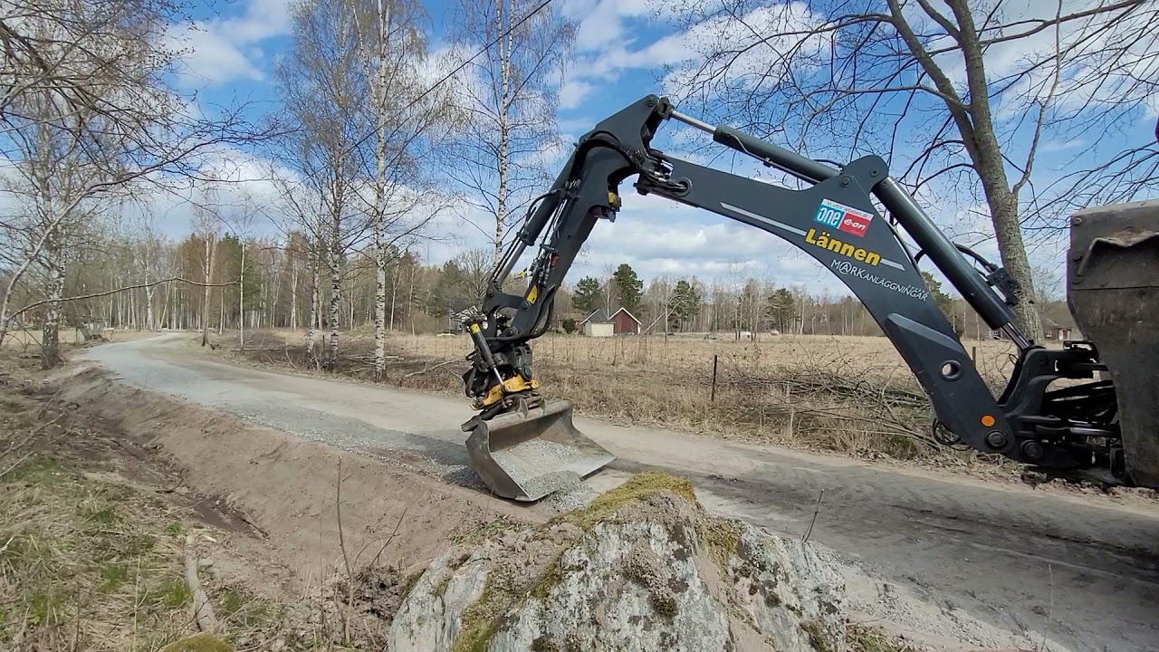 Lännen 8800k Line backhoe