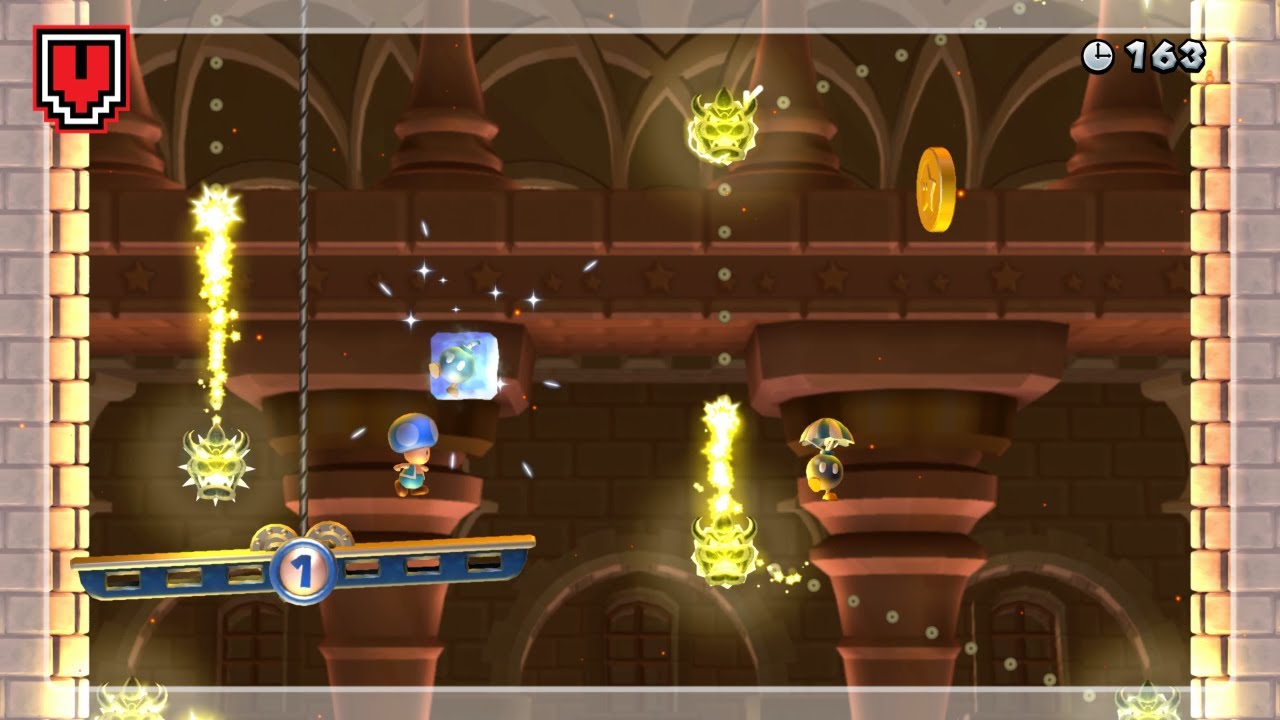 Express Elevator (Gold medal) // NEW SUPER MARIO BROS U DELUXE walkthrough