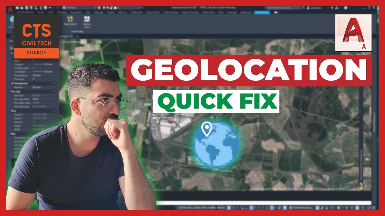 AutoCAD Geolocation — как быстро создать план расположения вашего участка